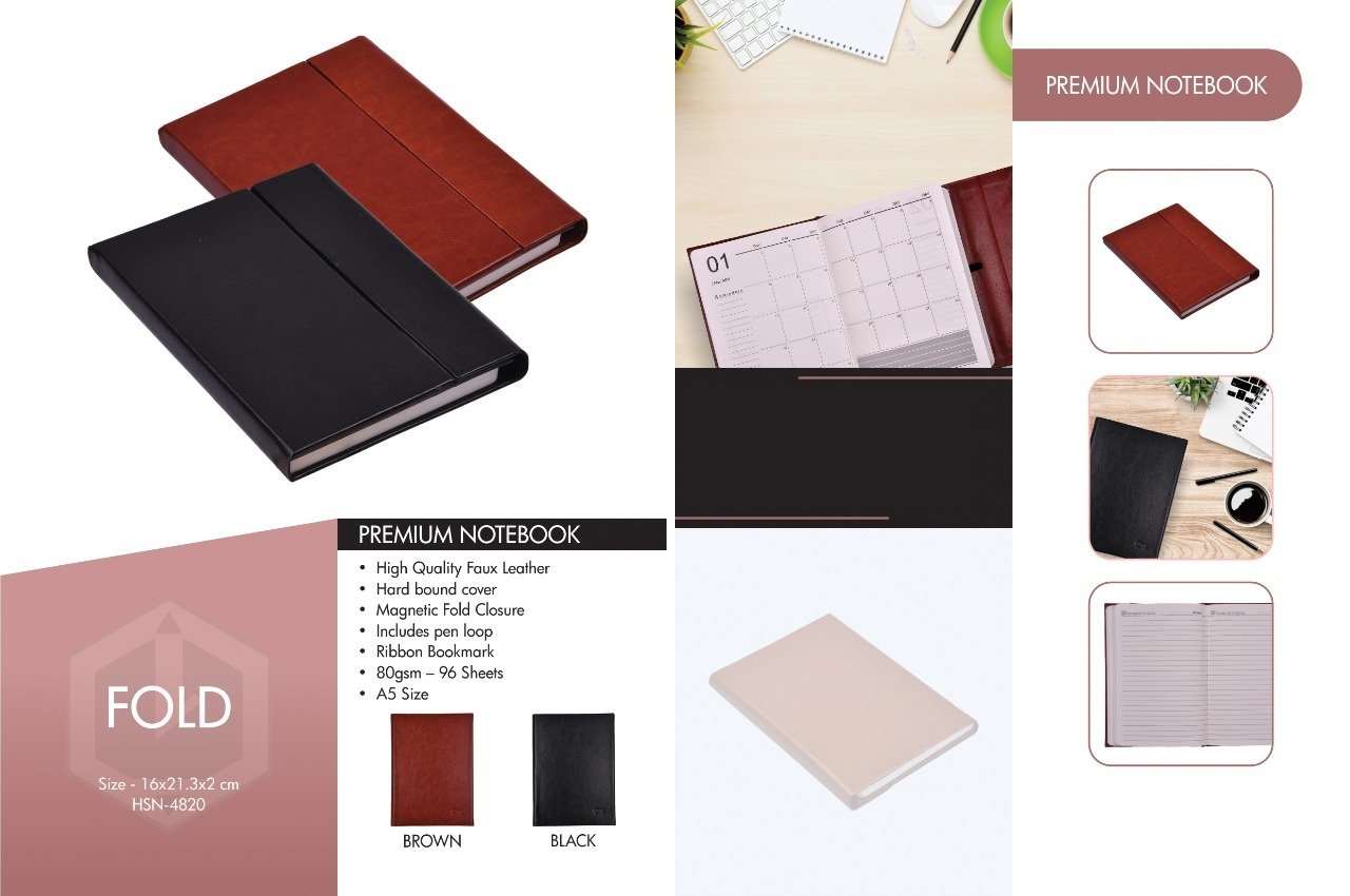 Fold Note Books (Hard Bound) - Ideas Villa