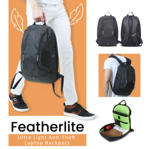 Featherlite-ULTRA LIGHT ANTI-THEFT LAPTOP BAСКРАСК