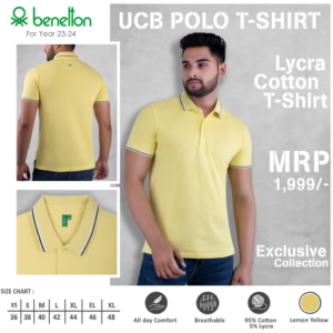 UCB Polo Lycra Cotton T-shirts