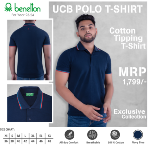 UCB Polo Cotton Tipping T-shirts