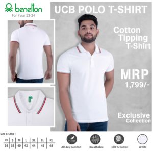 UCB Polo Cotton Tipping T-shirts
