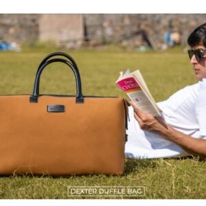 Canvas & Vegan Leather DEXTER DUFFLE BAG