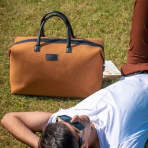 Canvas & Vegan Leather DEXTER DUFFLE BAG