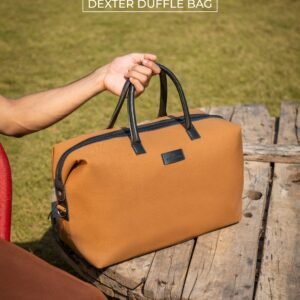 Canvas & Vegan Leather DEXTER DUFFLE BAG