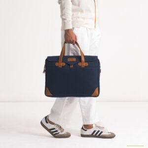 Canvas & Vegan Leather EDWARD LAPTOP BAG