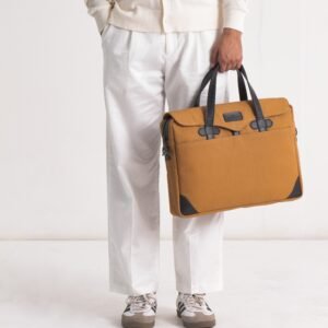 Canvas & Vegan Leather EDWARD LAPTOP BAG