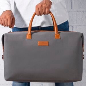 Canvas & Vegan Leather DEXTER DUFFLE BAG