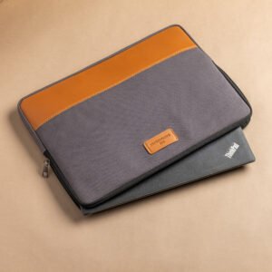Canvas & Vegan Leather OHIO LAPTOP SLEEV-15 Inch