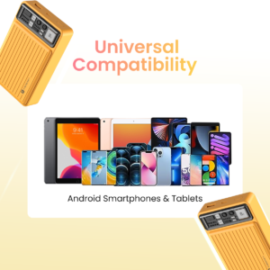Luxcell Mini 20K 20000mAH  Power Bank with Dual Output (Type C+ USB)