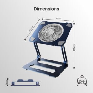 My Buddy K10 Portable Laptop Stand with Cooling fan