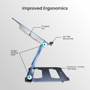My Buddy K10 Portable Laptop Stand with Cooling fan