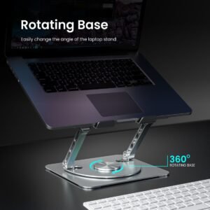 My Buddy Spinlight Portable Laptop Stand With Fan