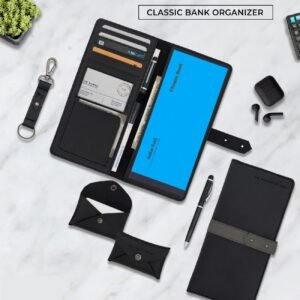 Vegan Leather Bank Organizer Set CLASSIC BANK ORGANIZER GIFT BOX